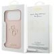 8. Guess Silicone Big 4G Script Case for iPhone 17 Pro Max - Pink