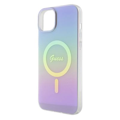 6. Guess GUHMP15SHITSU iPhone 15 6.1" purple/purple hardcase IML Iridescent MagSafe
