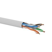 U/UTP cat. 6A network cable, twisted pair, LSOH, Dca 4x2x23 AWG, 10Gb/s, 10-year warranty, gray, 500m - Q-LANTEC