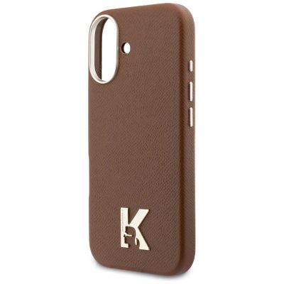 6. Karl Lagerfeld Karl Head Logo MagSafe Case for iPhone 17 - Brown