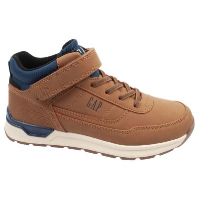 GAP Jack children's brown ankle boots with Velcro
