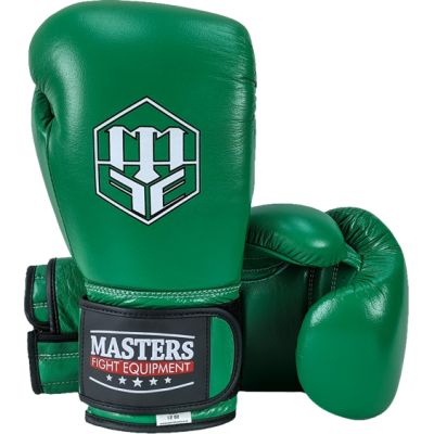 10. RBT-GREENSTRIKE Leather Boxing Gloves 12 oz Green