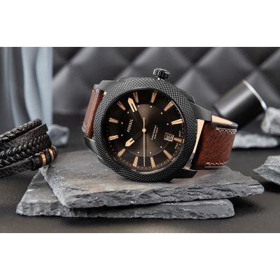 6. FOSSIL Machine FS5972 Men's Watch + BOX