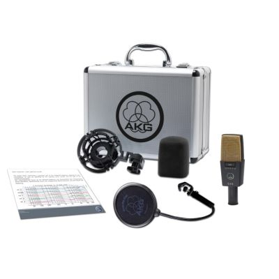 2. AKG C414 XLII Microphone - Large-diaphragm condenser microphone, variable characteristics