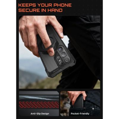 6. Supcase UB Grip Mag MagSafe Case for Samsung Galaxy S26 Ultra - Black