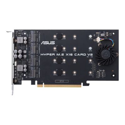 7. ASUS Hyper M.2 PCIe 3.0 x16 controller, 4x M.2 NVMe (2242/2260/2280/22110) GEN 3