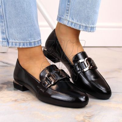 4. Sergio Leone W SK422A black flat shoes