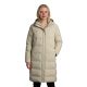 11. CMP women's long winter jacket, insulated waterproof coat, beige (34K0096/A238)
