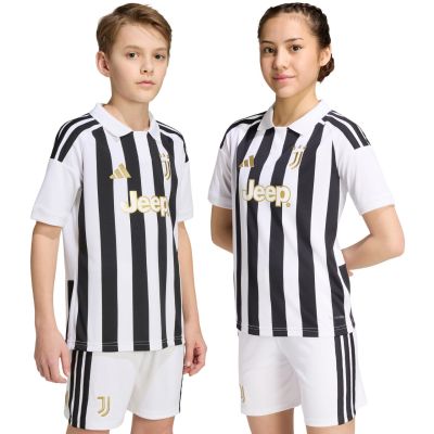 adidas Juventus 26/27 kids' jersey white and black KB8836