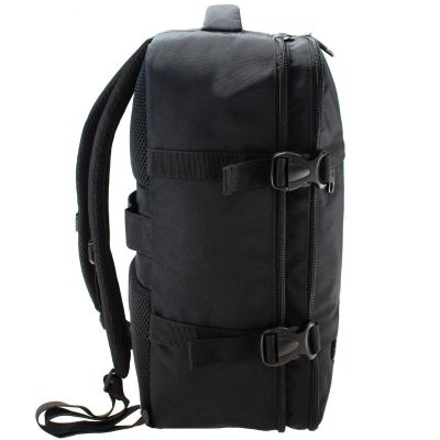 6. Black Travel Backpack for Air Travel with Laptop Compartment SEMI LINE