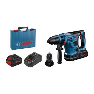 2. BOSCH. SDS+ HAMMER GBH 18V-34 CF 5.8J 2xPC8.0Ah + HANDLE 13mm CASE
