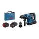 2. BOSCH. SDS+ HAMMER GBH 18V-34 CF 5.8J 2xPC8.0Ah + HANDLE 13mm CASE