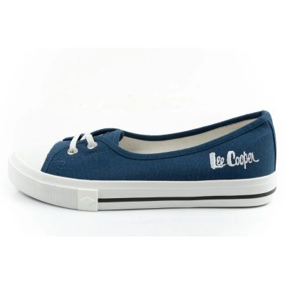 2. Lee Cooper shoes women's sneakers sporty blue slip-on ballet flats