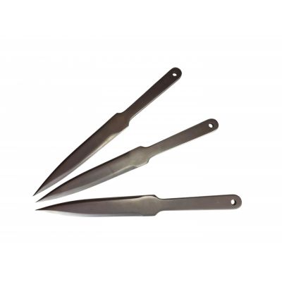 Sport throwing knives KAL22 LIDER 3 pcs silver