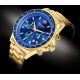 2. Men's Watch Giewont Chronograph Sapphire Gold Blue GW3520-B5