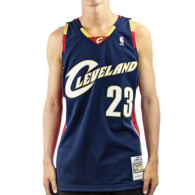 7. Mitchell &Ness Cleveland Cavaliers NBA Swingman Jersey Lebron James M SMJYGS18156-CCANAVY08LJA