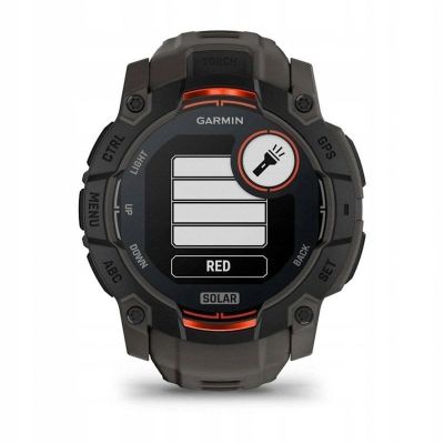 5. GARMIN Instinct 3 50mm SOLAR Black Smartwatch