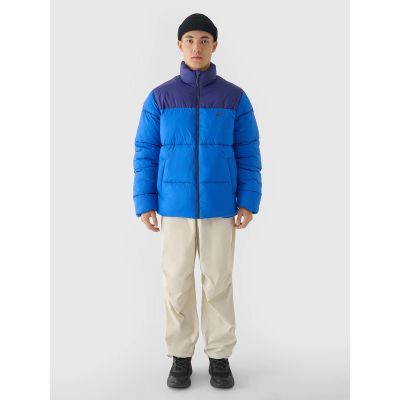 9. Men's winter down jacket with synthetic filling 4F 4FWAW24TDJAM485-36S