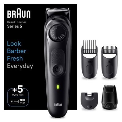 4. Braun BeardTrimmer 5 80708197 Beard Trimmer Battery 40 2 cm Black