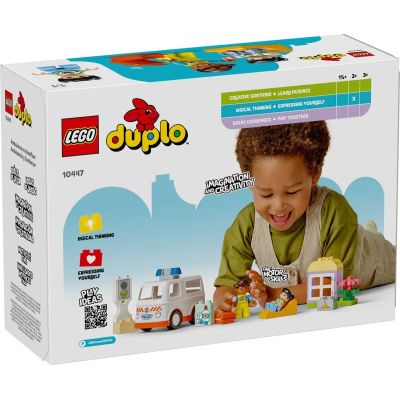 2. LEGO DUPLO TOWN 10447 Ambulance with Driver