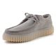 3. Clarks Torhill Lo 26182810 Light Gray Suede