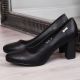 6. Sergio Leone W SK193A black block heel pumps 