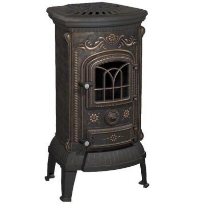 Verdo Patine cast iron stove with a power of 7 kW