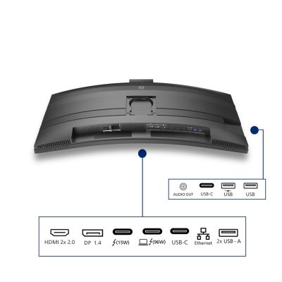 47. Philips Monitor 86.4cm (34.0") 34B2U6603CH 21:09 HDMI+DP+USB-C gray