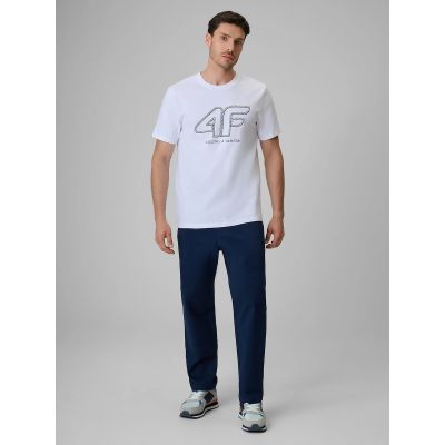 3. Men's regular T-shirt with 4F logo 4FRSS26TTSHM3999-10S