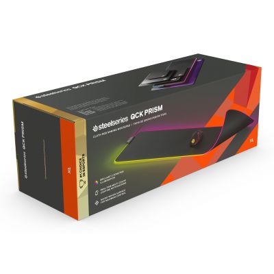 7. Steelseries QcK Prism Cloth XL Gaming Mousepad Black