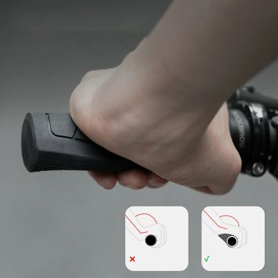 5. Rockbros G326PL Bicycle Grips - Black