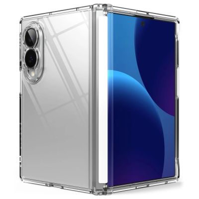 3. Ringke Fusion Flap Case for Samsung Galaxy Z Fold 8 - Transparent