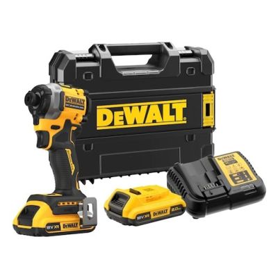 6. DeWalt DCF850D2T 18V 2x 2.0Ah 3-speed impact driver 205Nm