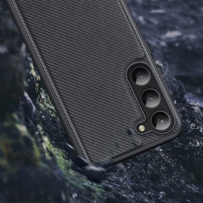 11. Dux Ducis Fino case Samsung Galaxy S23+ cover with silicone frame blue