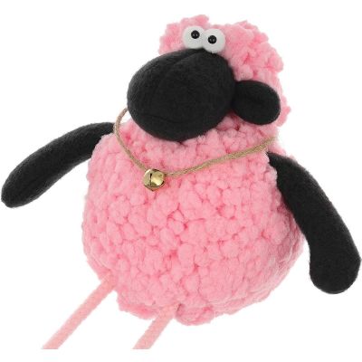 12. SITTING PINK LAMB 10+25CM SPRING DECORATION