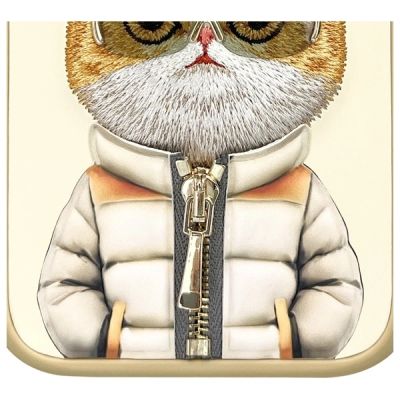 9. Nimmy Cool&Cute 2.0 Cat Case for iPhone 15 Pro - Green
