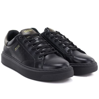 4. Men’s leather sports shoes, black sneakers Big Star UU174291