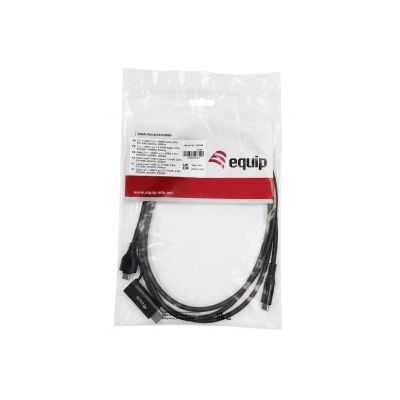 4. Equip 128437 3m USB Type-C HDMI + USB Type-C Cable Adapter Black