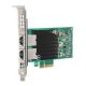 Intel X550T2 940128 card (PCI-E, RJ-45; 2x 100/1000/2500/5000/10000Mbps)