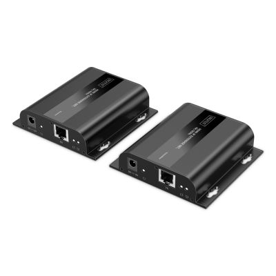 3. HDMI 4K/60Hz twisted pair extender cat.6 over IP 1G or up to 120m/200m, max. 253 receivers, IR control - set