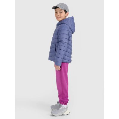 3. Boy's down jacket with synthetic filling 4F 4FJRAW25TDJAM0819-32S