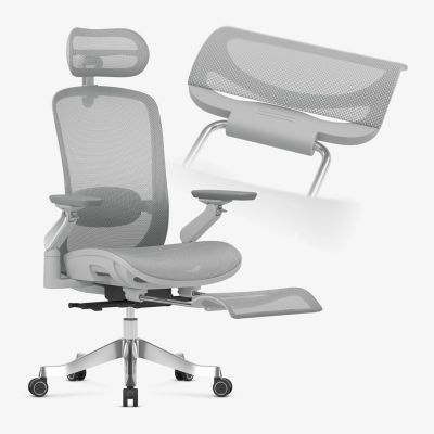 2. Leadpro 8.7 Grey Swivel Chair