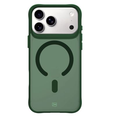 27. 3mk Smoke MagCase for iPhone 17 Pro - Green-Translucent