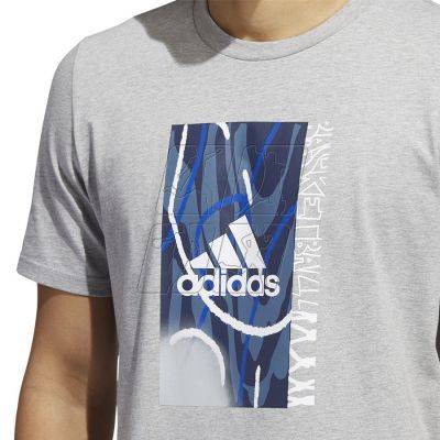 9. Adidas Badge of Sport Courts Tee M HK6726