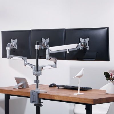 5. LogiLink BP0090 Table Mount 17''-32'' 21KG 3 Monitors Silver