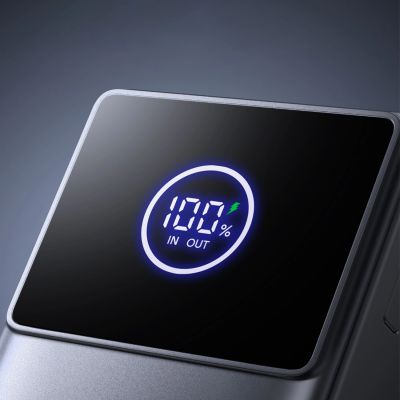 10. Joyroom JR-PR1 10000mAh 22.5W Powerbank with Built-in Retractable USB-C Cable - Black