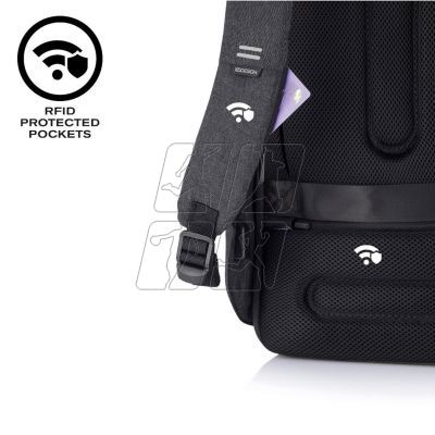 17. XD DESIGN ANTI-THEFT BACKPACK BOBBY HERO REGULAR BLACK P/N: P705.291