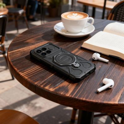 12. Tech-Protect TacticStand MagSafe case for Xiaomi Poco F8 Ultra - black