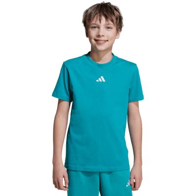 11. adidas Essentials Tee 160 Green Kids T-Shirt JW0005