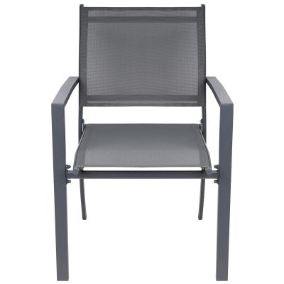 17. GARDEN CHAIR 57X57X88CM TEXTLINE SET OF 2